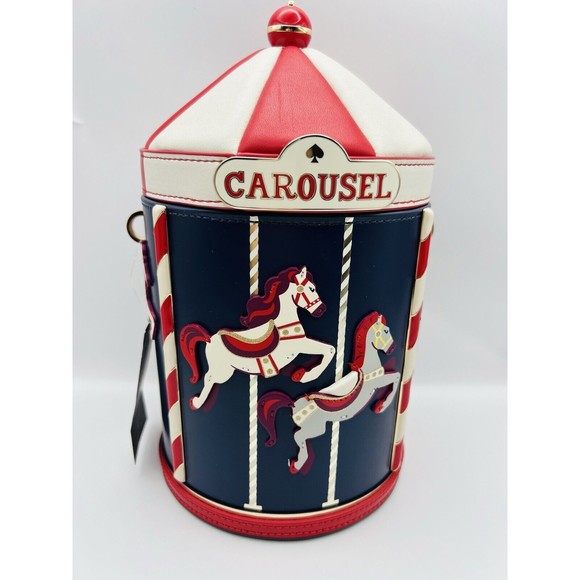 kate spade Handbags - Kate Spade Winter Wonders Carousel 3D Crossbody Bag Novelty Handbag New